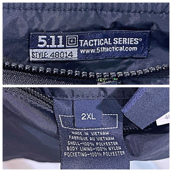 5.11 TACTICAL Rev High-Vis Parka Yellow ANSI/ISEA Class 3 Certified Mens 2XL - Picture 7 of 8